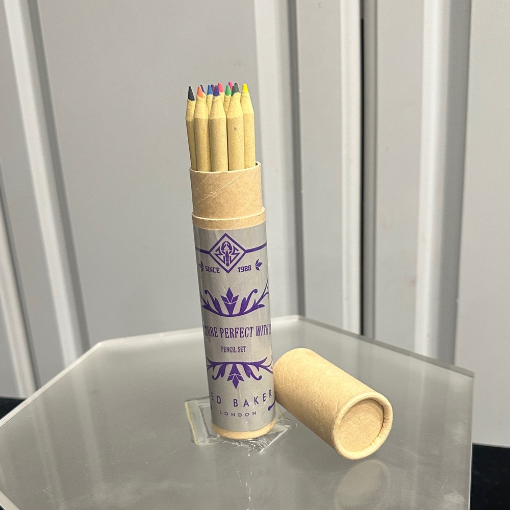 Ted Baker Be Picture Perfect With Ted Baker Multicolor Art Pencil Set Cylinder